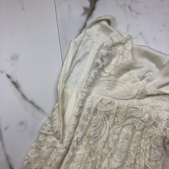 NWT H&M Ivory White Lace Spaghetti Strap Dress - Picture 5 of 7